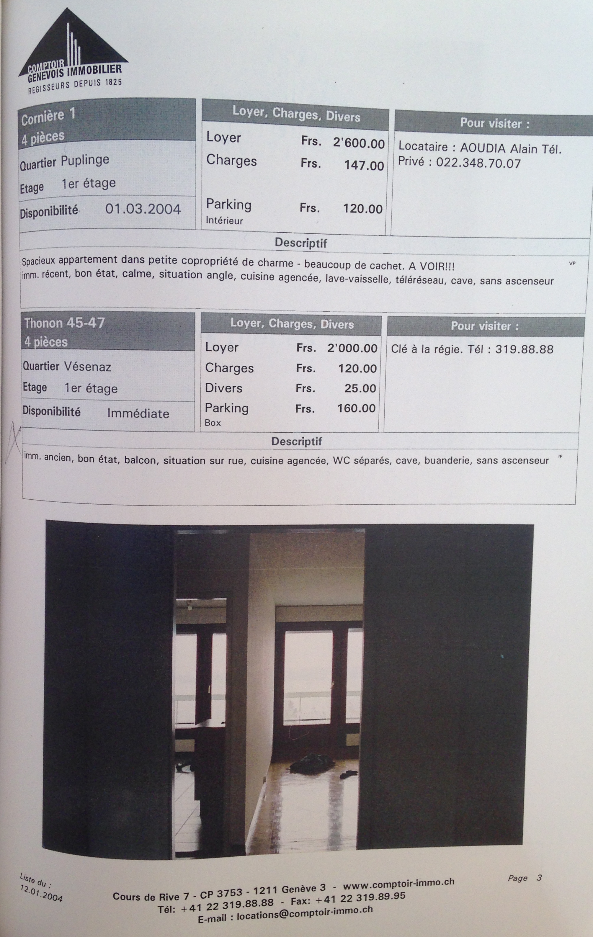 Les lieux privilégiées III: The Visit