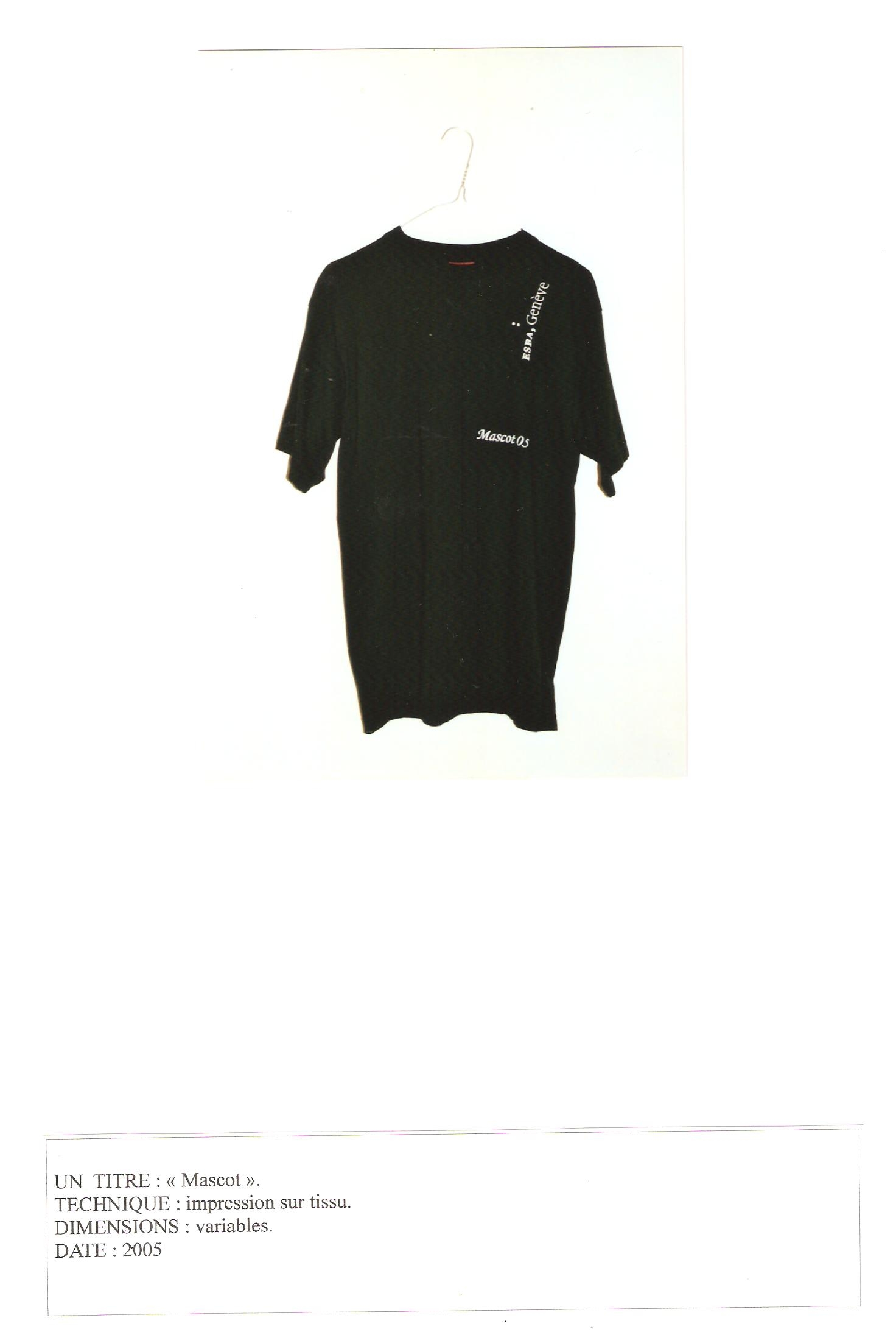 Le Tee-Shirt de l’ESBA