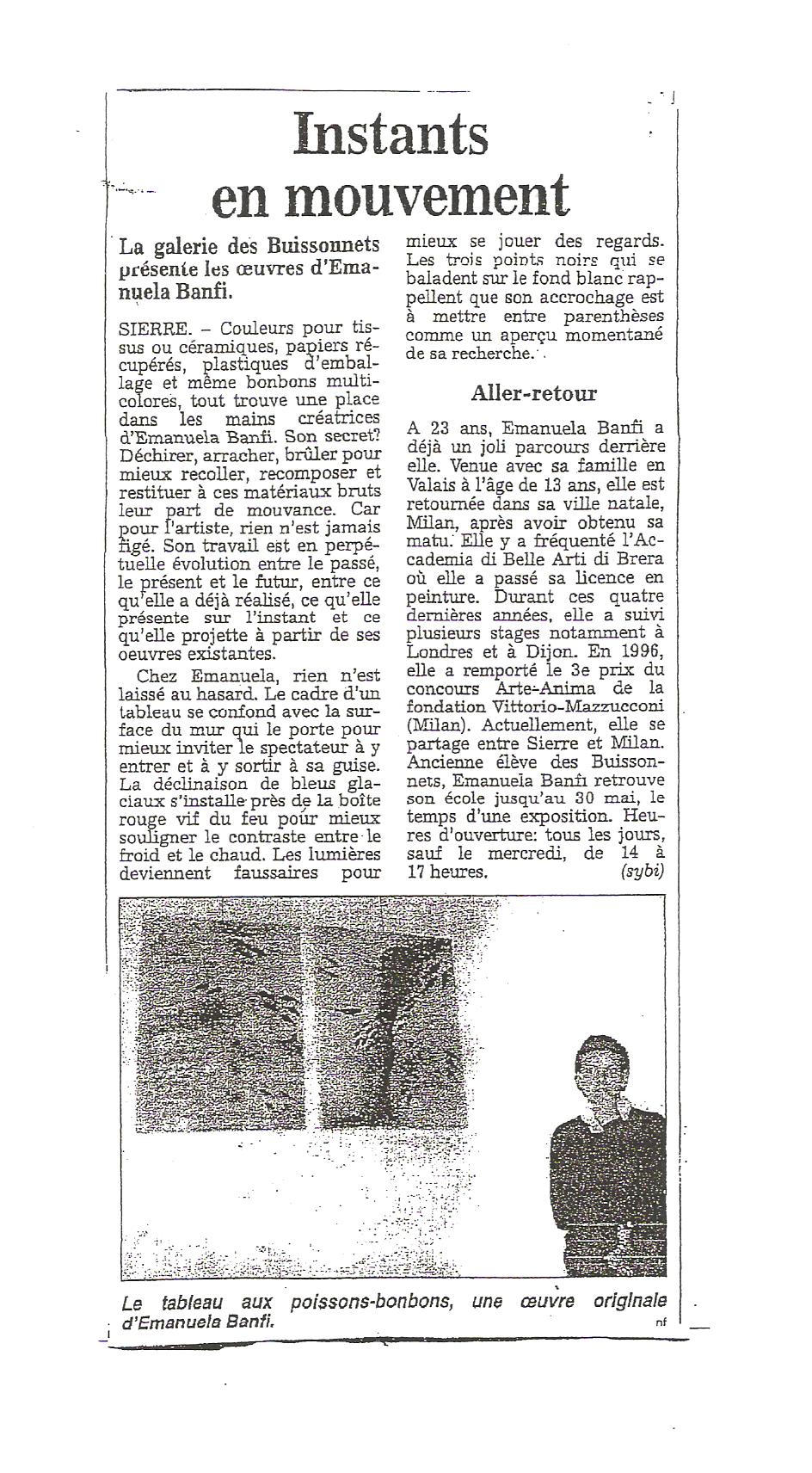 Instants en mouvement